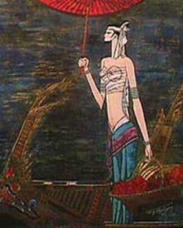 Voyage on the Mekong 1989 Limited Edition Print - Shao Kuang Ting Voyage on the Mekong 1989 Limited Edition Print - Shao Kuang Ting