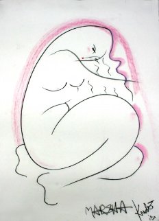 Marsha (With Second Signed Sketch on Back) 1988 33x24 Works on Paper (not prints) - Muramasa Kudo Marsha (With Second Signed Sketch on Back) 1988 33x24 Works on Paper (not prints) - Muramasa Kudo