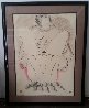 Untitled (Erotic Art) 1988 30x38 Original Painting by Muramasa Kudo - 1