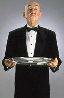 Curley the Butler Silicone Sculpture 1997 74 in Sculpture by Tom Kuebler - 1