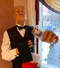Curly the Butler Silicone Sculpture 74 in Life Size Sculpture by Tom Kuebler - 3
