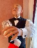 Curly the Butler Silicone Sculpture 74 in Life Size Sculpture by Tom Kuebler - 1