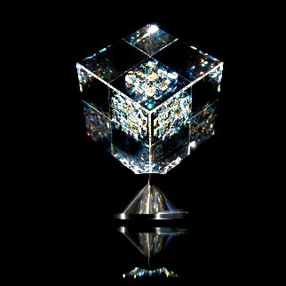 Memory Echo Glass Sculpture Unique 2000 4 in Sculpture - Jon Kuhn Memory Echo Glass Sculpture Unique 2000 4 in Sculpture - Jon Kuhn