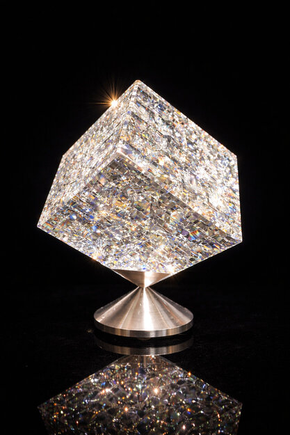 Snow Image Glass Sculpture 2008 7 in Sculpture - Jon Kuhn