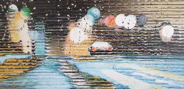Untitled Painting 2015 37x55 Huge Original Painting - Shay Kun Untitled Painting 2015 37x55 Huge Original Painting - Shay Kun