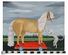 Palomino Pony 72x86 - Huge Mural Size Original Painting by Cheryl Laemmle - 1