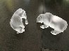 Auroch Bull And Ursus Bear Glass Sculpture 1990 7 in Sculpture by Rene Lalique - 1