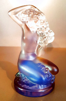 Floreal Opale - Kneeling Nude Crystal Sculpture 3 in Sculpture - Rene Lalique Floreal Opale - Kneeling Nude Crystal Sculpture 3 in Sculpture - Rene Lalique