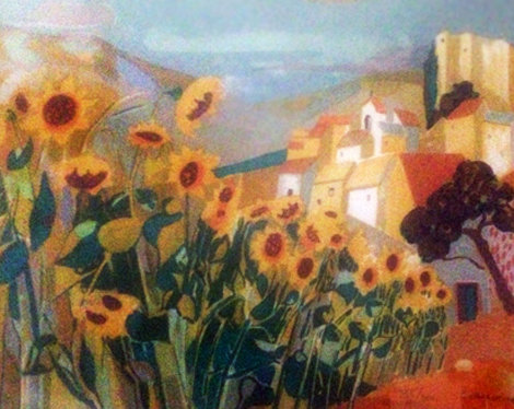 Sunflowers Limited Edition Print - Georges Lambert