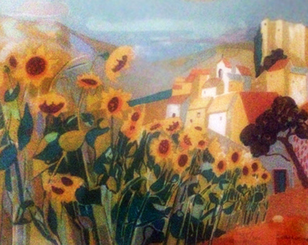 Sunflowers Limited Edition Print by Georges Lambert