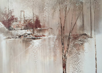 House on the Hill 33x43 Super Huge Original Painting - Les Lambson House on the Hill 33x43 Super Huge Original Painting - Les Lambson