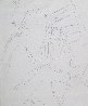 Untitled Surrealist Drawing 1954 35x26 Drawing by Wifredo Lam - 2