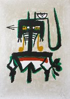Barcelona (with Green) 1976 Limited Edition Print by Wifredo Lam - 0