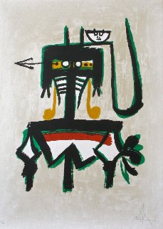 Barcelona (with Green) 1976 Limited Edition Print - Wifredo Lam