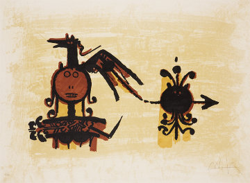 El Ultimo Viaje Del Buque Fantasma III 1976 Limited Edition Print - Wifredo Lam El Ultimo Viaje Del Buque Fantasma III 1976 Limited Edition Print - Wifredo Lam