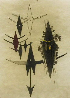 Croiseur Noir II 1972 Limited Edition Print - Wifredo Lam Croiseur Noir II 1972 Limited Edition Print - Wifredo Lam