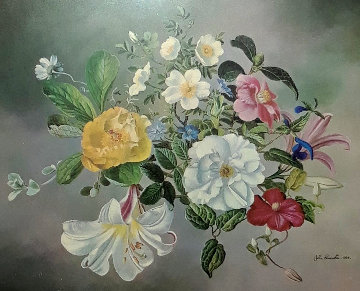 Untitled Floral Still Life 1968 30x43 Works on Paper (not prints) - John Lancaster Untitled Floral Still Life 1968 30x43 Works on Paper (not prints) - John Lancaster