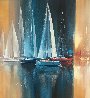 Out For a Sail 42x42 Huge Original Painting by Wilfred Lang - 0