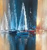 Out For a Sail 42x42 Huge Original Painting by Wilfred Lang - 1