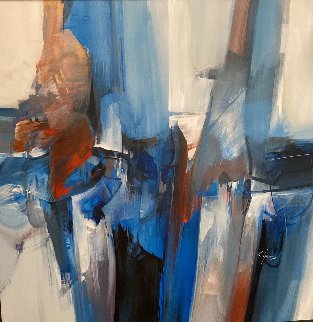 Untitled Painting 2004 49x49 Super Huge Original Painting - Wilfred Lang Untitled Painting 2004 49x49 Super Huge Original Painting - Wilfred Lang
