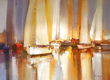 Untitled Painting 41x53 Super Huge Original Painting - Wilfred Lang Untitled Painting 41x53 Super Huge Original Painting - Wilfred Lang