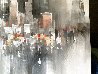 Eventide Cityscape 2005 24x48 - Huge Original Painting by Wilfred Lang - 2
