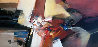 Untitled Avrylic on Canvas 24x47 Huge Original Painting by Wilfred Lang - 0