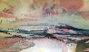 Untitled Watercolor 38x46 Huge Original Painting by Hal Larsen - 0
