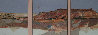 Mauve Mesa 1984 28x69 Watercolor by Hal Larsen - 0