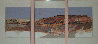 Mauve Mesa 1984 28x69 Watercolor by Hal Larsen - 1