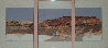 Mauve Mesa 1984 28x69 Watercolor by Hal Larsen - 3