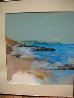 Beach Diptych 1985 29x27 Original Painting by Hal Larsen - 4