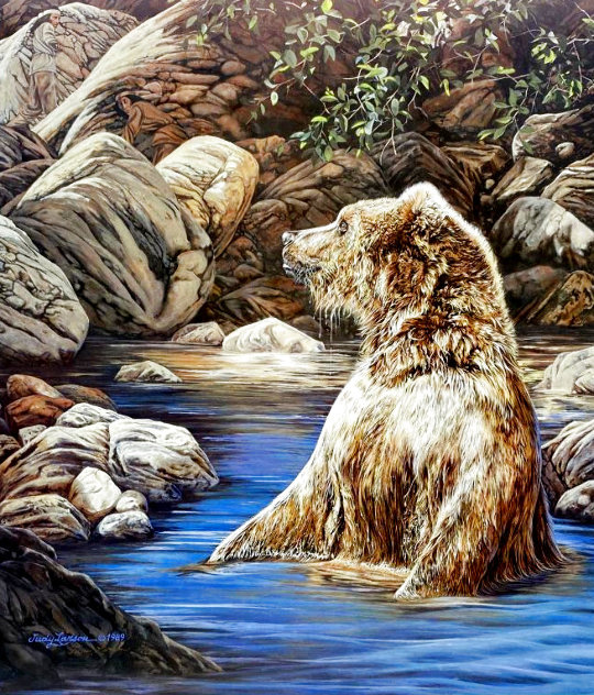Bearly Seen 1989 Limited Edition Print by Judy Larson