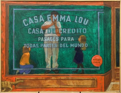 Casa Emma Lou 29x37 Original Painting - Joe Lasker