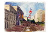 Met Museum Watercolor - New York - NYC Watercolor by Joe Lasker - 1 Met Museum Watercolor - New York - NYC Watercolor by Joe Lasker - 1