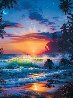 Island Sunrise 1996 Embellished Limited Edition Print by Christian Riese Lassen - 0 Island Sunrise 1996 Embellished Limited Edition Print by Christian Riese Lassen - 0