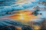 Island Sunrise 1996 Embellished Limited Edition Print by Christian Riese Lassen - 3 Island Sunrise 1996 Embellished Limited Edition Print by Christian Riese Lassen - 3