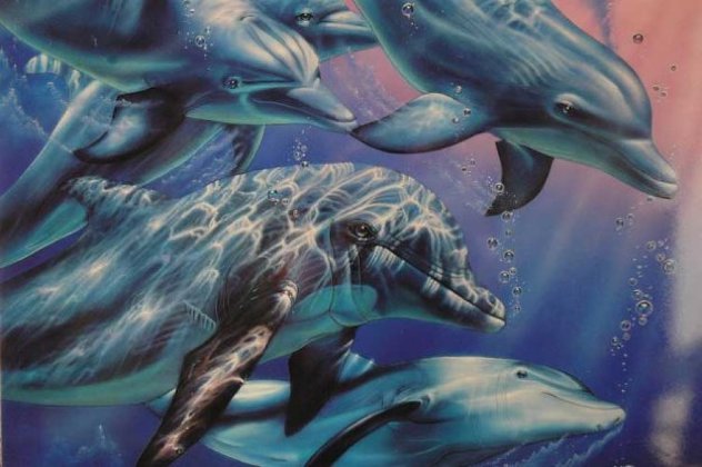 Dolphin Quest 2 1991 Limited Edition Print by Christian Riese Lassen
