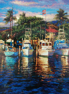 Lahaina Harbor Shores 2007 Limited Edition Print - Christian Riese Lassen