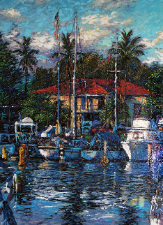 Lahaina Reflections 1988 Limited Edition Print - Christian Riese Lassen