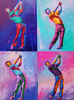 Foreplay Quadriptych 60x48 Original Painting - Christian Riese Lassen Foreplay Quadriptych 60x48 Original Painting - Christian Riese Lassen