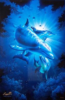 Endless Harmony and Secret Reef AP 1999 Set w diamonds Limited Edition Print - Christian Riese Lassen Endless Harmony and Secret Reef AP 1999 Set w diamonds Limited Edition Print - Christian Riese Lassen