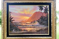 Sunset 1981 22x18 Original Painting by Christian Riese Lassen - 2