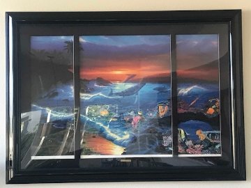 Sea Vision Triptych 1990 Limited Edition Print - Christian Riese Lassen Sea Vision Triptych 1990 Limited Edition Print - Christian Riese Lassen