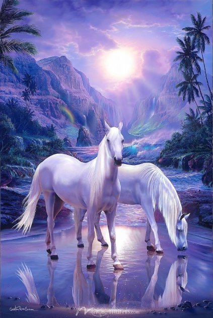 Peaceful Moment 2001 Huge Limited Edition Print by Christian Riese Lassen