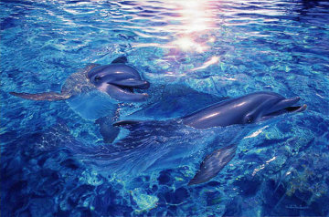 Togetherness AP 2001 w Diamonds Limited Edition Print - Christian Riese Lassen