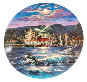 Jewels of Maui I and II Set of Two Original Paintings 1985 50x34 Super Huge Original Painting - Christian Riese Lassen Jewels of Maui I and II Set of Two Original Paintings 1985 50x34 Super Huge Original Painting - Christian Riese Lassen