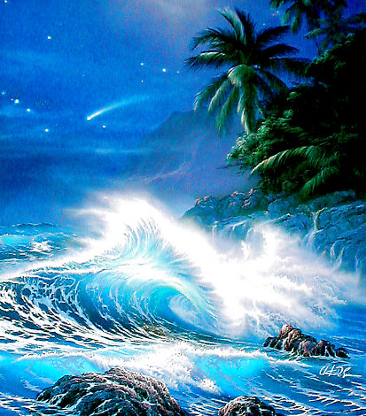 Maui Mood Suite of 3 1986 w/ Remarques - Lahaina, Hawaii Limited Edition Print - Christian Riese Lassen