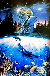 Whale Star AP 1995 Limited Edition Print - Christian Riese Lassen Whale Star AP 1995 Limited Edition Print - Christian Riese Lassen
