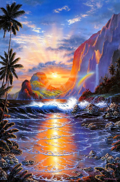 Heaven on Earth 1990 - Huge Limited Edition Print by Christian Riese Lassen